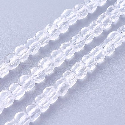 Grade A Natural Quartz Crystal Beads Strands G-F619-34-1