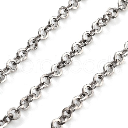 Tarnish Resistant Vacuum Plating 304 Stainless Steel Rolo Chains CHS-H026-08A-P-1