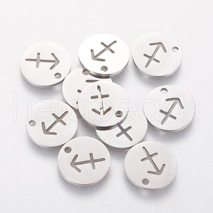 Non-Tarnish 304 Stainless Steel Charms STAS-Q201-T095-9-1