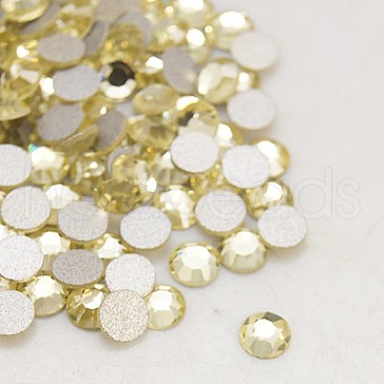 Glass Flat Back Rhinestone RGLA-C002-SS30-213-1