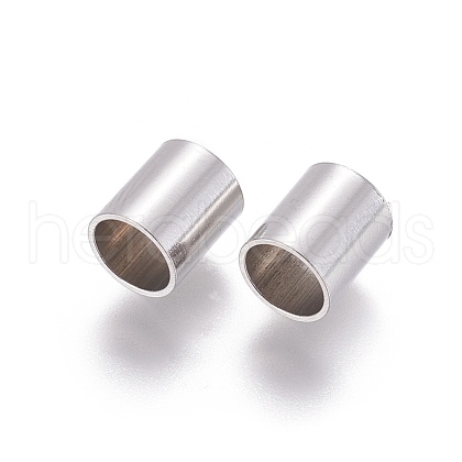 Tarnish Resistant 304 Stainless Steel Tube Beads STAS-F205-03P-C-1
