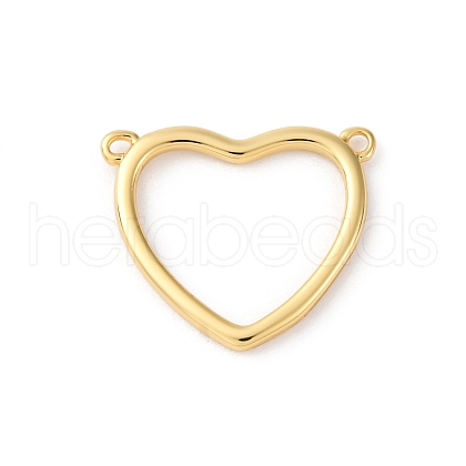 Brass Connector Charms KK-V016-11G-1