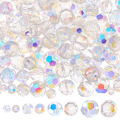 Beebeecraft 200Pcs 4 Styles Electroplate Glass Beads EGLA-BBC0001-02-1