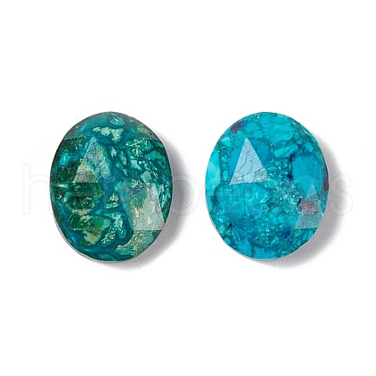 Natural Chrysocolla Cabochons G-A205-02A-1