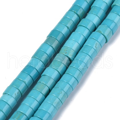 Natural Howlite Beads Strands G-Z006-C10-1