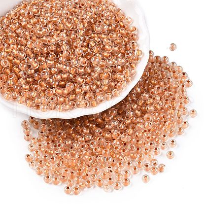 6/0 Transparent Inside Colours Glass Seed Round Beads X1-SEED-N006-004I-1