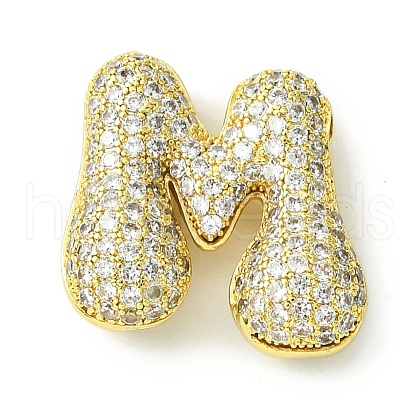 Rack Plating Brass Cubic Zirconia Pendants KK-S378-02G-M-1