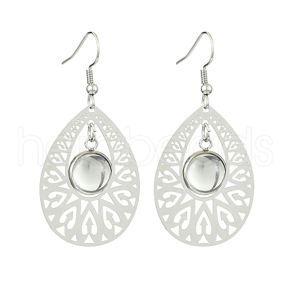 DIY Teardrop Dangle Earring Making Kits EJEW-UN00001-1