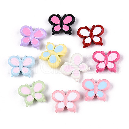 Baking Paint Alloy Enamel Beads PALLOY-T090-63-1