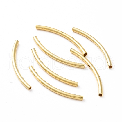 925 Sterling Silver Tube Beads STER-D035-12G-08-1