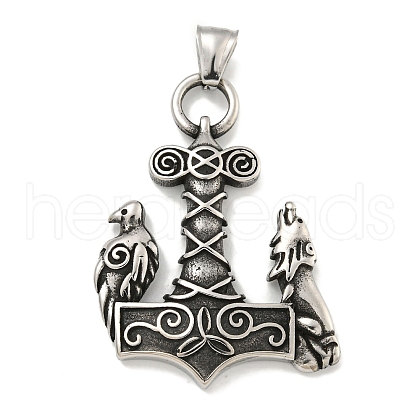 316 Surgical Stainless Steel Pendants STAS-E212-167AS-C-1