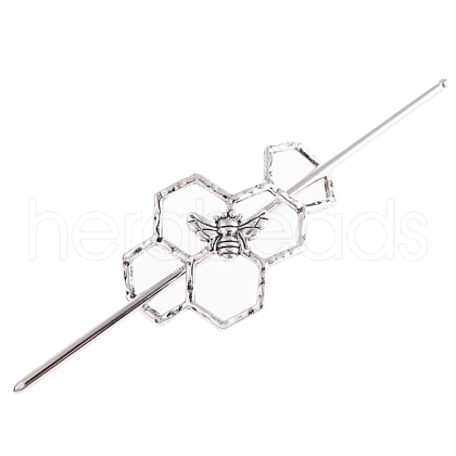 Alloy Hair Sticks OHAR-PW0001-376AS-1