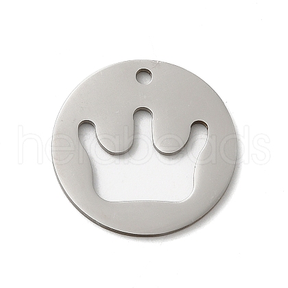 Non-Tarnish 201 Stainless Steel Pendants STAS-E206-02P-06-1