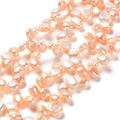 Natural Cultured Freshwater Pearl Beads Strands PEAR-J007-30-1