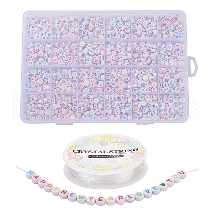 DIY Letter Bracelet Making Kit for Children's Day DIY-YW0001-88A-01-1