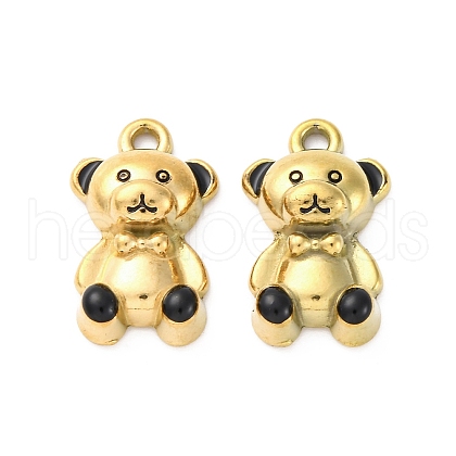 304 Stainless Steel Enamel Pendants STAS-B085-35G-02-1