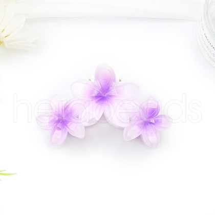 Flower Plastic Claw Hair Clips PW-WGB4757-06-1