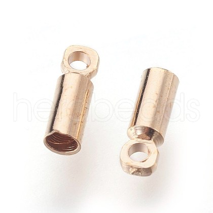 Brass Cord Ends KK-F768-04LG-1