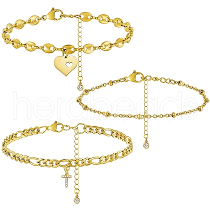 Anklets Sets AJEW-AN00383-20-1