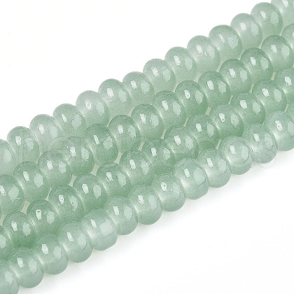 Imitation Jade Glass Beads DGLA-ZX002-6mm-02B-1