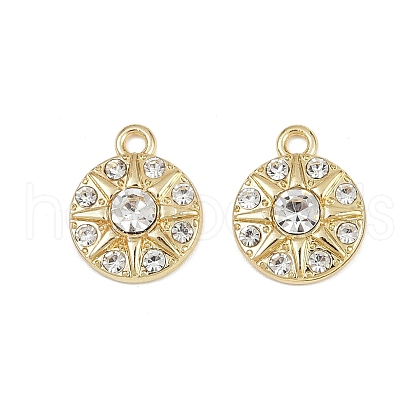 Alloy Rhinestone Pendants PALLOY-P311-03G-1