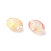 Two Tone Transparent Acrylic Beads OACR-D304-01A-2
