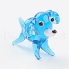 Handmade Lampwork Puppy Home Display Decorations LAMP-J084-24-2