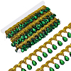 Polyester Lace Ribbon with Plastic Charms Tassel DIY-WH0656-11A-1