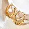 304 Stainless Steel Hoop Earrings for Women EJEW-L296-079G-2