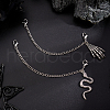 4Pcs 2 Styles Iron Twisted Chains Curb Chains FIND-PH01460-5