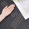 UNICRAFTALE 304 Stainless Steel Figaro Chain Necklaces NJEW-UN0001-28G-2
