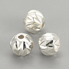 925 Sterling Silver Beads STER-S002-09-6mm-1