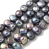 Dyed Natural Cultured Freshwater Pearl Beads Strands PEAR-A006-09E-2