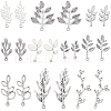 SUNNYCLUE 40Pcs 10 Colors Tibetan Style Alloy Pendants FIND-SC0010-73-1