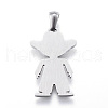 Tarnish Resistant 304 Stainless Steel Pendants STAS-K162-033P-2