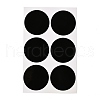Flat Round Blank Wipe-off Die Reusable Waterproof PVC Adhesive Sticker DIY-I073-01-1