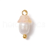 Flower Acrylic Charms PALLOY-JF03588-06-3