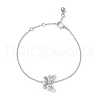 Tibetan Style Alloy Butterfly Link Bracelets BJEW-JB11795-2