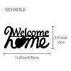 Laser Cut Basswood Welcome Sign WOOD-WH0123-097-2