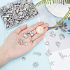   200Pcs 10 Style 316 Surgical Stainless Steel Pendants STAS-PH0003-15-7