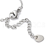 Tarnish Resistant 201 Stainless Steel Link Bracelets with Cable Chains BJEW-P297-01P-C-3