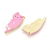 Alloy Enamel Pendants ENAM-N063-01-3