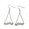 304 Stainless Steel Dangle Earrings EJEW-P271-10P-1