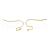 Brass Earring Hooks KK-C024-12KCG-2