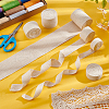 BENECREAT 12M 6 Styles Flat Polycotton & Cotton Twill Tape Ribbon OCOR-BC0007-40A-5