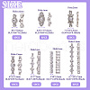 Fashewelry 35pcs 7 style Alloy Bar Spacers FIND-FW0001-21-4