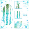 HOBBIESAY 10 Strands Transparent Glass Bead Strands GLAA-HY0001-38A-5