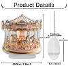 Acrylic Sun Catcher Merry-go-round Display Decorations PW-WG30520-01-4