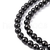 Natural Coal Quartz Beads Strands G-N141-6-2