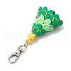 10Pcs 10 Styles Christmas Theme PVC Plastic Pendant Decorations HJEW-JM02316-5